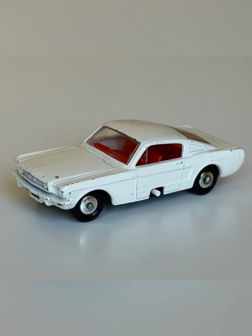 Vintage Matchbox No. 8 Ford Mustang Fastback White Lesney Made in England